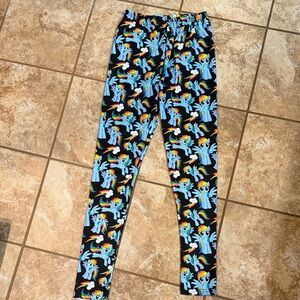 My Little Pony Black and Blue Leggings